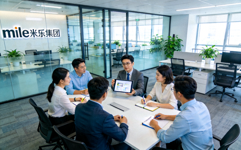 mile米乐集团现代化办公环境与团队协作场景